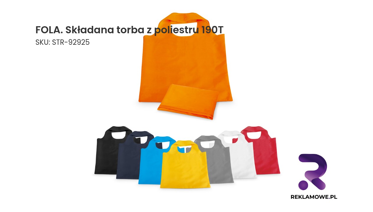FOLA. Składana torba z poliestru 190T FOLA składana torba z poliestru 190T