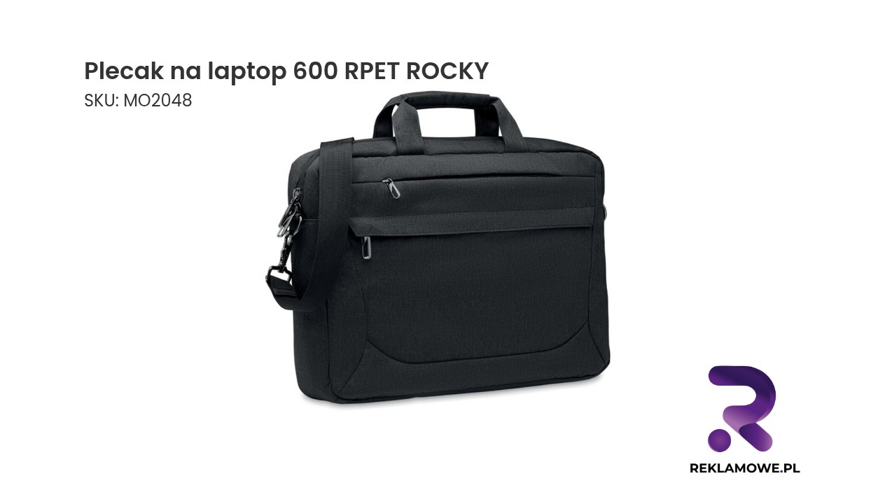 Nowoczesny plecak na laptop ROCKY wykonany z recyklingowanego RPET