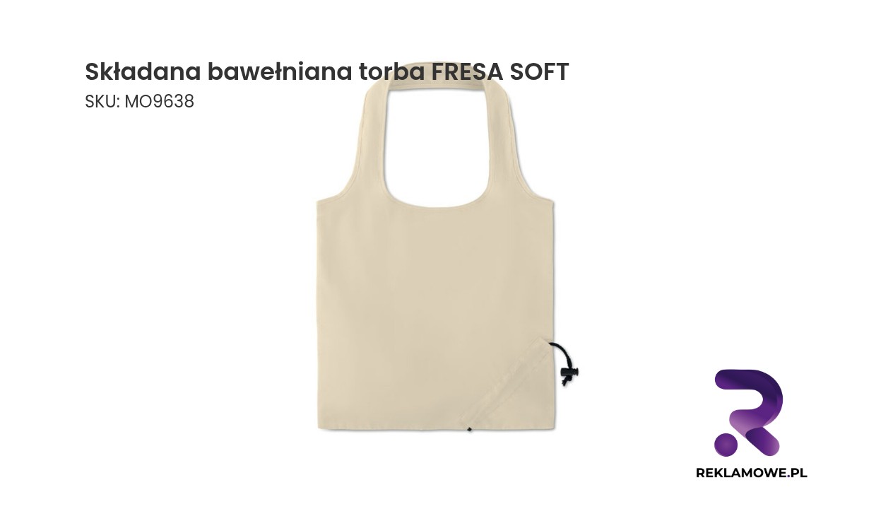 Składana bawełniana torba FRESA SOFT