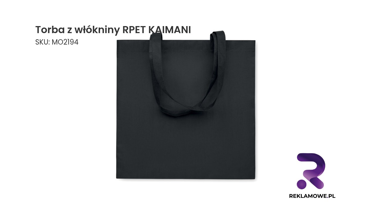 Ekologiczna torba z włókniny RPET marki Kaimani