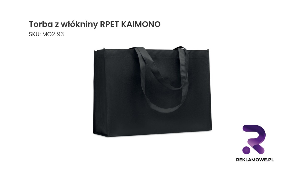 Ekologiczna torba z włókniny RPET KAIMONO