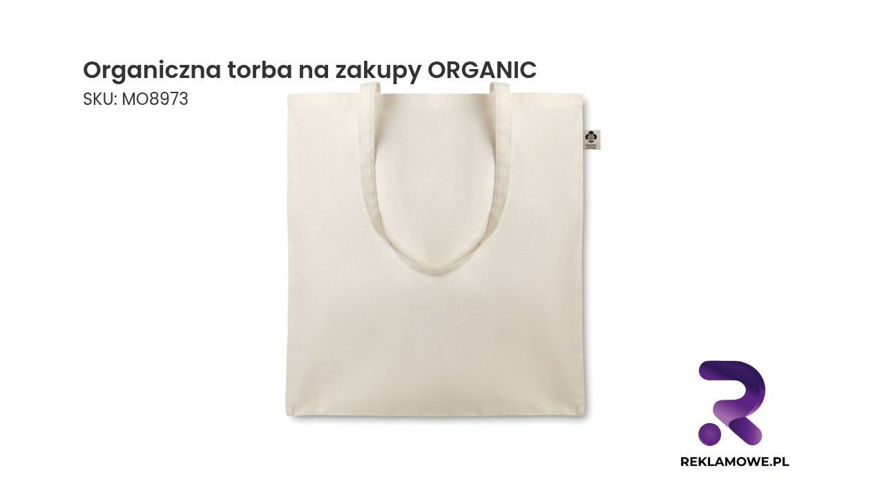 Organiczna torba na zakupy ORGANIC COTTONEL Organiczna torba na zakupy ORGANIC - ekologiczna torba wielokrotnego użytku