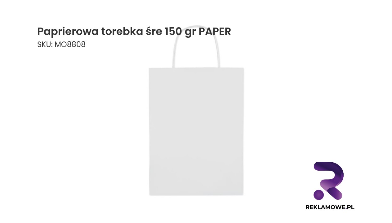 Paprierowa torebka śre 150 gr PAPER MEDIUM Papierowa torebka szara 150 g PAPER