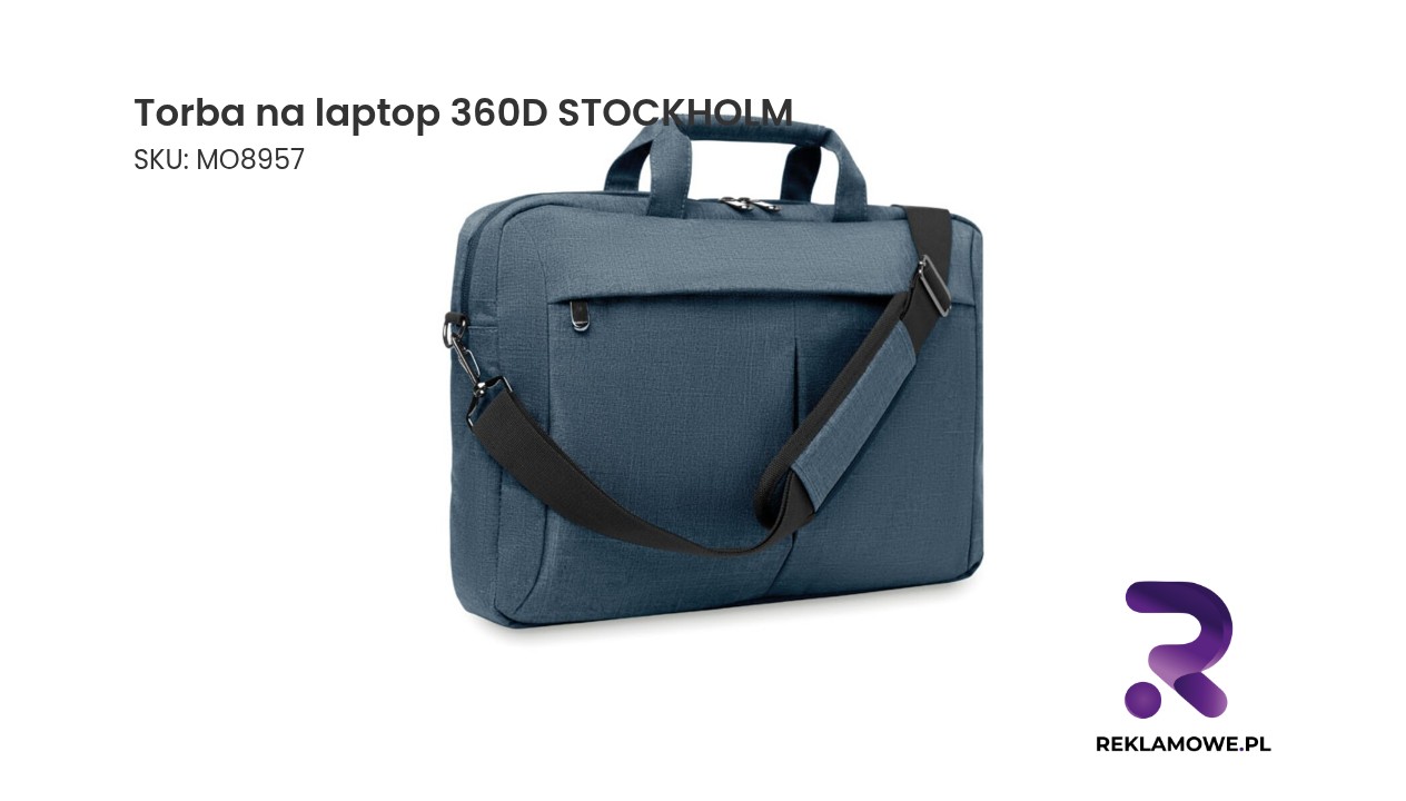Torba na laptop 360D STOCKHOLM – elegancka i wytrzymała torba na laptopa