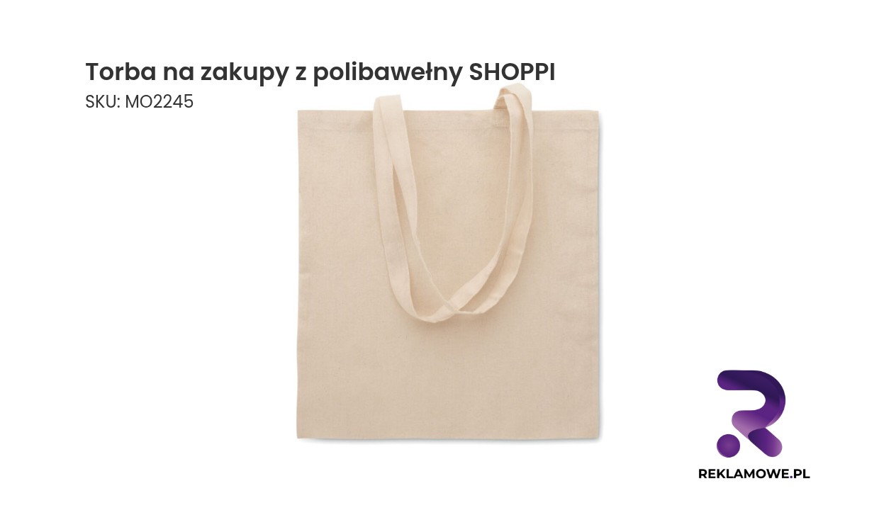 Torba na zakupy z polibawełny SHOPPI