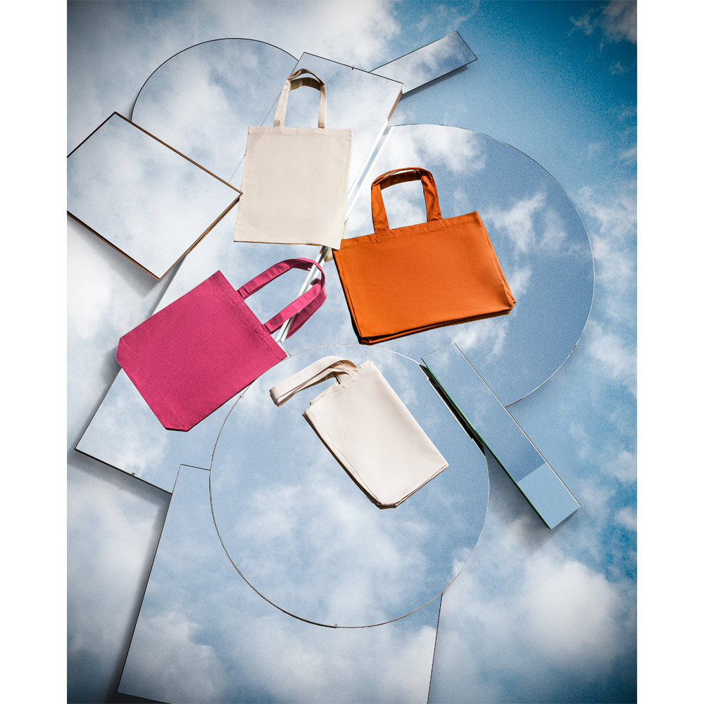 Torba reklamowa merida. torba z bawełny (50%), bawełny z recyklingu (30%) i poliester (20% rpet) (220 g/ m²) 92326_amb MERIDA. Torba z bawełny (50%), bawełny z recyklingu (30%) i poliester (20% rPET) (220 g/ m²) 92326_amb