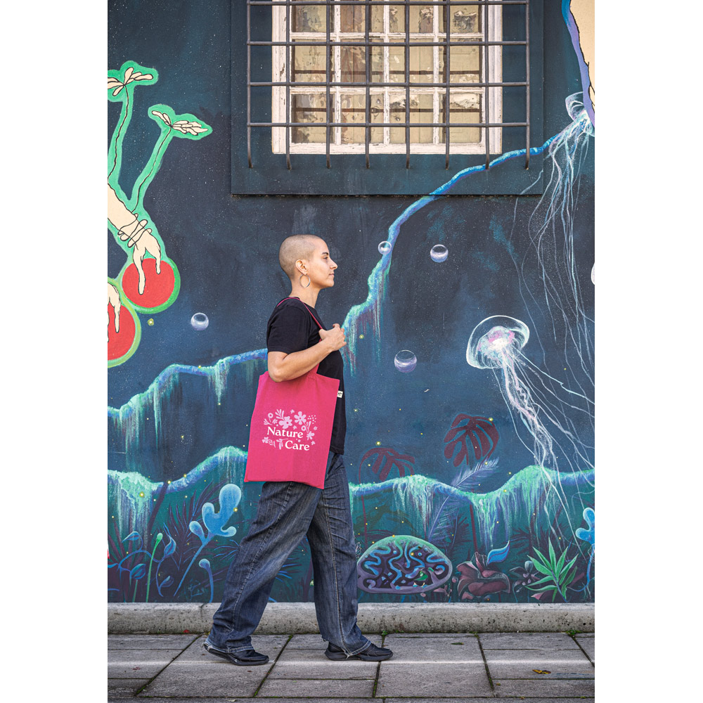 Torba reklamowa mexico. torba wykonana w recyklingowanej bawełny (70%) i w poliestru (30% rpet) (150 g/m²) 92323_amb MEXICO. Torba wykonana w recyklingowanej bawełny (70%) i w poliestru (30% rPET) (150 g/m²) 92323_amb