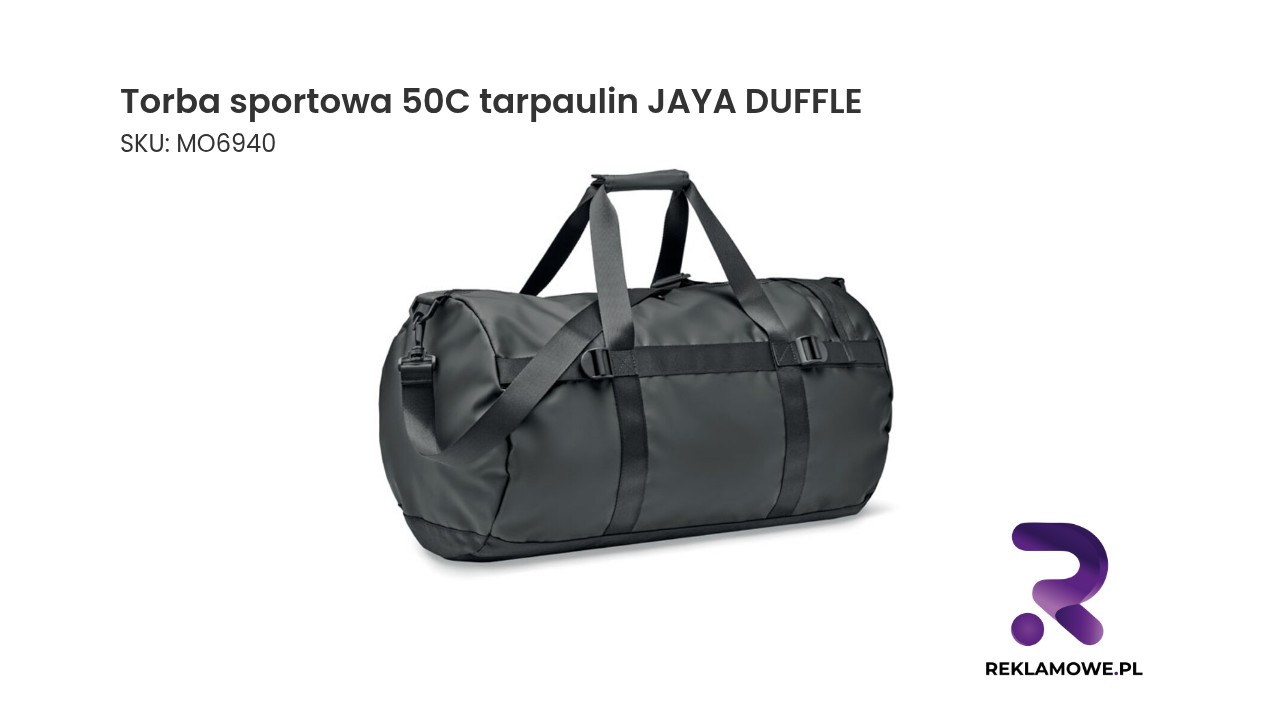 Torba sportowa 50C tarpaulin JAYA DUFFLE Torba sportowa 50C tarpaulin JAYA DUFFLE - wytrzymała torba podróżna i treningowa